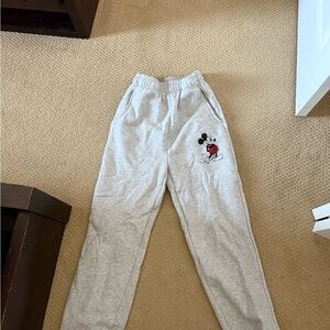 Disney Mickey Mouse Gray Sweatpants